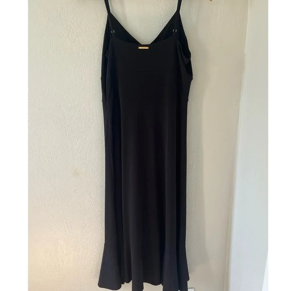 Women's Michael Kors Lace-Up Black Soft‎ and Sexy Maxi Dress Size M